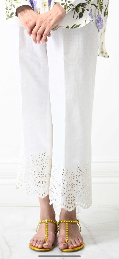 Crisp White Pant