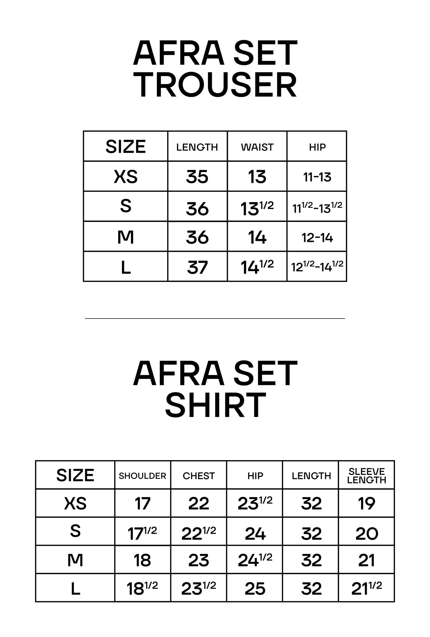 Afra set