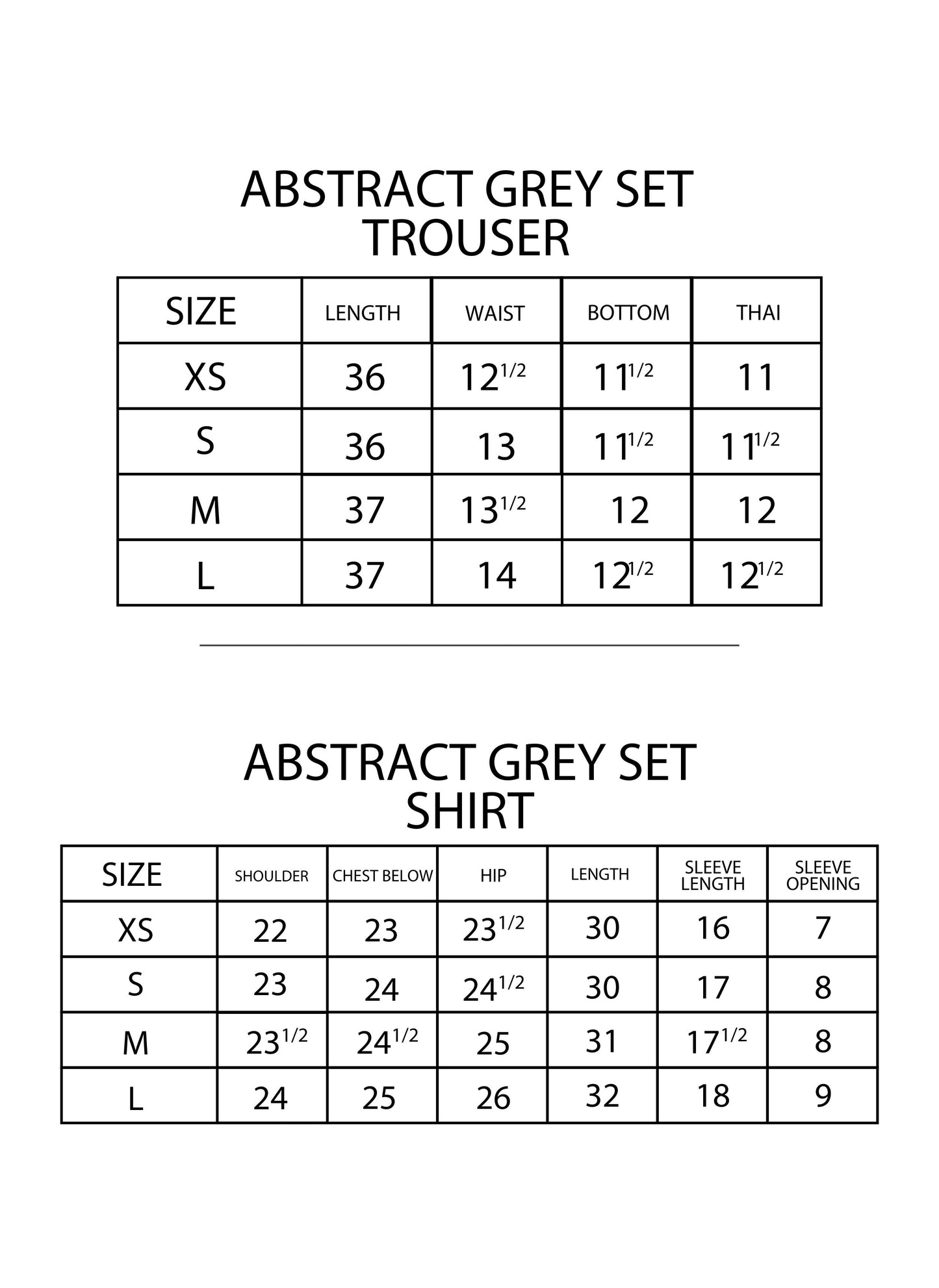 Abstract Grey Set